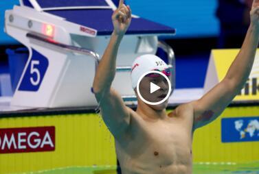 孙杨自由泳视频,速度与激情的完美演绎